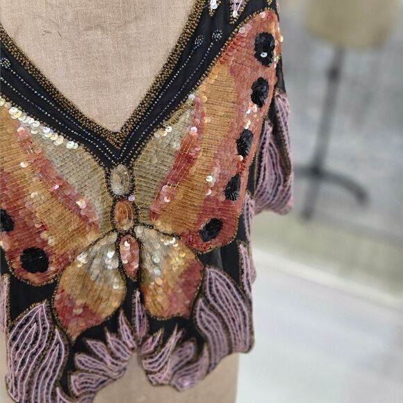 Beaded Butterfly Shrug - Picture 4 of 8